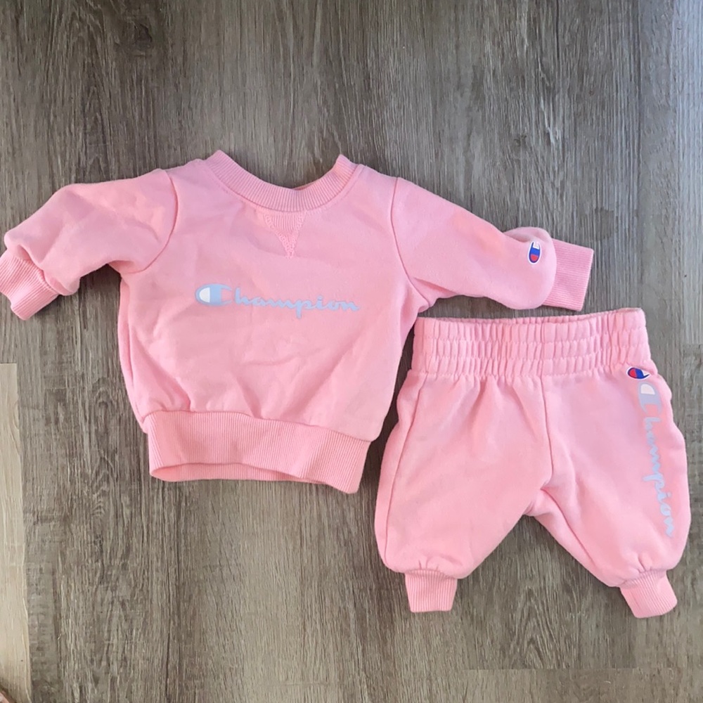 Champion 2 piece sweat suit